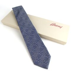 Brioni ブリオーニ 極美品 未使用級 サテンネクタイ ピンク 幾何学