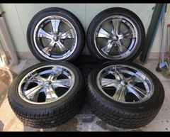 275/45R20 8.5J+18 6穴 20インチ タイヤホイール 4本セット