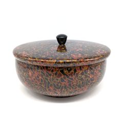 津軽塗 唐塗 呂上 シュガーポット 菓子器 伝統工芸 - メルカリ