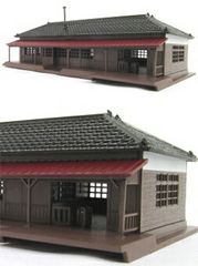 素人組立完成品】梅桜堂 田舎の木造小型駅舎 1/80 ST-042-80C - メルカリ