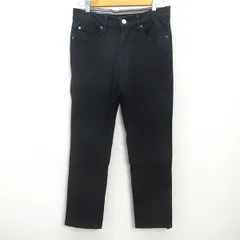 H■インヘリット/INHERIT ウエストゴム コットンパンツスリムパンツ【L】黒/MENS■49【中古】のサムネイル