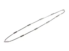 磁気ネックレス　約46.5cm　シルバーカラー　送料無料