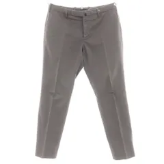 【中古】インコテックス INCOTEX ストレッチ コットン カジュアルスラックスパンツ グレー【サイズ50】【メンズ】