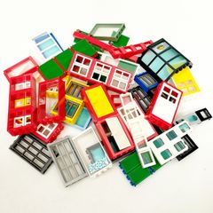 5118　レゴ　ドア＆窓セット　お店　レゴフレンズ　ガラス　扉　格子窓　レゴシティ　クリエイター　家　別荘　LEGO　レゴブロック　まとめ売り　詰め合わせ