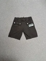 希少サイズ✨DSQUARED2 ハーフカーゴパンツ 多重ポケット ホワイト 52 希少サイズ✨DSQUARED2 ハーフカーゴパンツ 多重ポケット