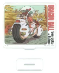 【中古】アクリルスタンド・アクリルパネル 孫悟空(幼少期)＆ブルマ ドラゴンスタンドコレクション 「一番くじ ドラゴンボール EX 孫悟空修業編」 G賞