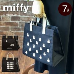 【新品】ミッフィー 2Wayトートバッグ モノグラムフェイスブラック プリント＆刺繍