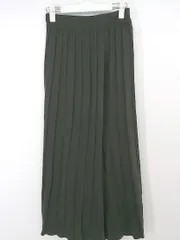 ◇ ITEMS?URBAN RESEARCH アイテムズ アーバンリサーチ ウエストゴム ニット パンツ サイズF カーキ系 レディース P  【中古】 【1210030007217】