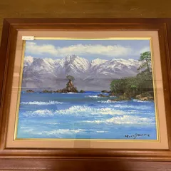 冬の妙高山麓 小川久雄画