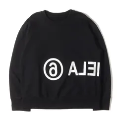 Maison Martin Margiela メゾンマルタンマルジェラ スウェット サイズ:S ロゴ ワイド スウェットシャツ (S52GU0084 S25337) / 裏毛 MM6 ブラック 黒 イタリア製 トップス トレーナー【メンズ】【中古】のサムネイル