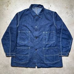40~50年代大戦モデル デニムカバーオール 40~50's デニムカバーオール 濃紺 大戦 - メルカリ