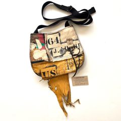 J.AUGUR DESIGN ジュディーオーガーデザイン リメイク 一点物 ショルダーバッグ  ロストヒルズ ヴィンテージ 古着 MADE IN USA アメリカ製 ジュディーオウガー