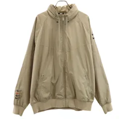 NIKE ナイキ ウインドブレーカー L ベージュ系 裏メッシュ メンズ 古着