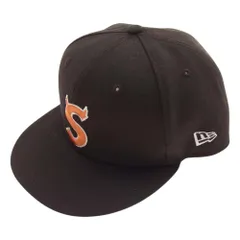 Supreme シュプリーム キャップ 22AW S Logo New Era Cap Sロゴ ニューエラ ツノ 角 キャップ 帽子 ブラウン系 58.7cm【中古】のサムネイル