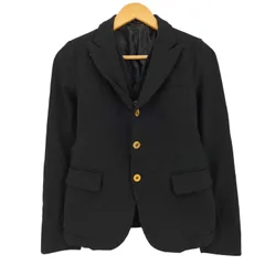 美品 AD2001 トリコ コムデギャルソン テーラードジャケット S 黒 2025年最新】COMME des GARCONS レディース テーラード