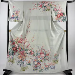 本加賀友禅 寺西光博 落款入 訪問着 花文様 正絹 X300 本加賀友禅 寺西光博 落款入 訪問着 花文様 正絹 X300 - メルカリ