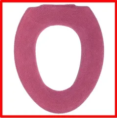 【送料無料 】ローズピンク_便座カバー(O型) オカ(OKA) 乾度良好 Dナチュレ O型専用 便座カバー (ローズピンク)