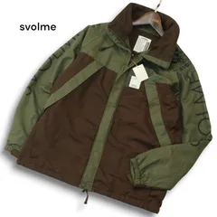 【未使用】 svolme スボルメ ロゴ★ プリント バイカラー ナイロン ジャケット ブルゾン Sz.XS メンズ サッカー フットサル