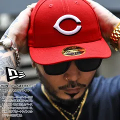 ニューエラ NEW ERA キャップ シンシナティ レッズ メンズ 春夏秋冬用 赤 MLB Reds ロゴ LP 59Fifty 帽子 cap 浅め カーブバイザー フィッテッドキャップ おしゃれ シンプル 定番 人気 プロモデル アメカジ 13554947