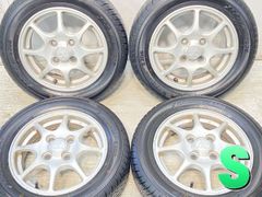 155/65R13  
ヨコハマ S306 
三菱純正  
13x4.0 46 100-4穴 
中古タイヤ サマータイヤ ホイールセット 4本セット
 s13241003001