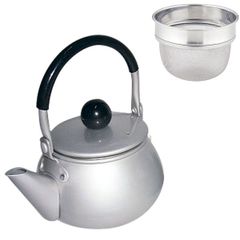 【新品・7営業日以内発送】EKY2001 アルマイト ドリーム急須 ツル付 シルバー【沖縄離島販売不可】