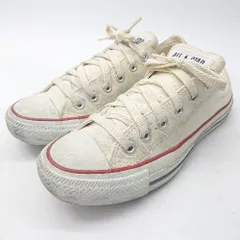 ◇ ΘCONVERSE CONVERSE コンバース カジュアル系 ローカットスニーカーシューズ サイズ23.5 ベージュ系 レディース E  【1507080004595】