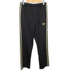 アディダスオリジナルス adidas originals タグ付 680835 Firebird 1 TP 黒タグ トラックパンツ イージーパンツ ゴムウエスト サイドライン ロゴ刺? 黒 ブラック 095 約S-M 1026のサムネイル