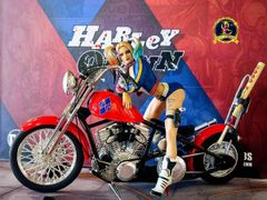 正規ライセンスモデル   ハーレー・クイン　バイク　オートバイ　1/10スケール　DCコミック　フィギュア