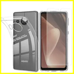 【数量限定】耐衝撃 全面保護カバー 超軽量 薄型 レンズ保護 Plusスマホケース アクオスsense7 TPUクリアケース 透明ソフトカバー ストラップホール付き 6.4インチアクオスセンスセブンプラス ケース plus sense7 携帯便利 AQUOS