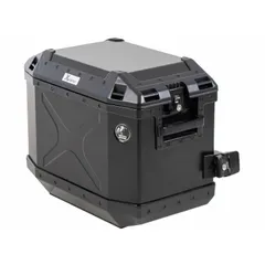 左側 HEPCO&BECKER ヘプコ&ベッカー サイドケース Alu Xplorer 40 カットアウト 左 ブラック オリジナル 丨 610220 00 01