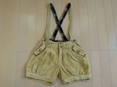 ポンポネットジュニア pom ponette junior アウトレット 子供服 女の子 M 150cm 2way ショート パンツ コーデュロイ ベージュ 秋 冬 ★2 ズボン ボトムス 冬服 ガールズ 女児 ジュニア 【中古】 ユーズド リサイクル