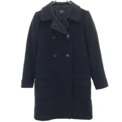 A.P.C. アーペーセー 90s ウクライナ製 ウールコート 38 ブラック レディース 古着