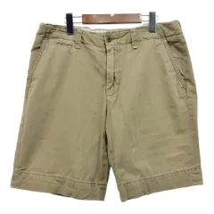 90年代 Polo by Ralph Lauren ポロ ラルフローレン チノ ショートパンツ ポロチノ ベージュ (メンズ 34) 中古 古着 Q9365