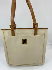 FENDI フェンディ ショルダーバッグ FFロゴ キャンバス 管理番号：6444