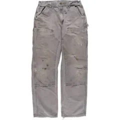 古着 カーハート Carhartt Loose Original Fit ペイント ダブルニー ダックペインターパンツ USA製 メンズw32相当/evb010663