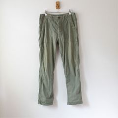grown in the sun グロウンインザサン ベイカーパンツ 日本製 ヘリンボーン生地 ODグリーン サイズ1 W30位 （w-7520112）