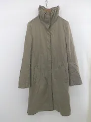 ◇ alcali アルカリ ライナー付 スタンドカラー 長袖 ロング ジャケット コート ブラウン系 レディース E  【中古】 【1305160003502】のサムネイル