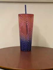 【新品未使用】スタバ　ハロウィン2024ロゴコールドカップタンブラーグラデーション710ml