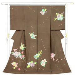 ※店舗改装後【古典新作フェア】仕立無料☆京友禅工芸最高級創作手描き染特撰訪問着☆濃い地美術染本加工「工芸春秋図」（10012225）