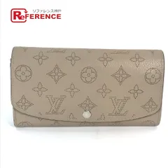 LOUIS VUITTON ルイヴィトン 長財布 ポルトフォイユ イリス M60144 レザー ガレ ベージュ