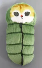 【中古】ぬいぐるみ おくるみにゃん(寝袋/緑) ぬいぐるみ 「mofusand」