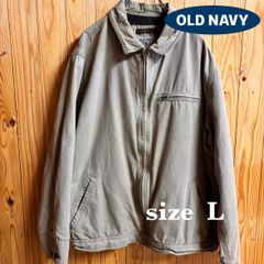 【古着】OLDNAVY(オールドネイビー)スイングトップ L ベージュ アメリカ古着 アメカジ ブルゾン ヴィンテージ