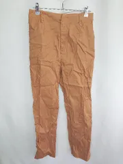 ◇ Θ COMME CA ISM ストレートパンツ サイズ9 キャメルブラウン レディース E  【1409100022469】