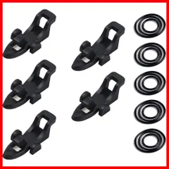 釣り針キーパー ルアーフックホルダー フックホルダー フック ルアーキーパー ラバーリング付き 取り付けが簡単 5個セット