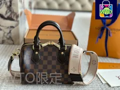 【今日特価】LV Speedy Bandouli?re 20 - ルイヴィトン スピーディ バンドウリエール 20 ~ ダミエエベーヌ帆布 × レザーアクセント、都市ライフにピッタリなスニーカー風デザイン～送料無料-WTO輸入1