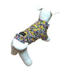 【ラグランTシャツ】 犬服 リバティプリント リバティファブリック ジョン ドッグウェア かわいい 花柄 フラワー 日本製