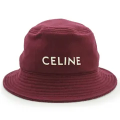 正規品　セリーヌ　ロゴ　エンブロイダリー バケットハット 正規品 セリーヌ ロゴ エンブロイダリー バケットハット