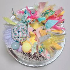 派手カワ　パステル　ヘアピン　レトロ
