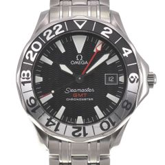 オメガ OMEGA 2234.50 シーマスター 50周年記念モデル GMT 自動巻き メンズ 良品 J#139914
