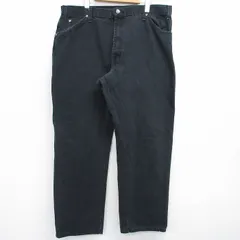 W40/古着 ディッキーズ Dickies ペインター パンツ メンズ ダック地 大きいサイズ コットン 黒 ブラック spe 25jul31 中古 ボトムス ロング